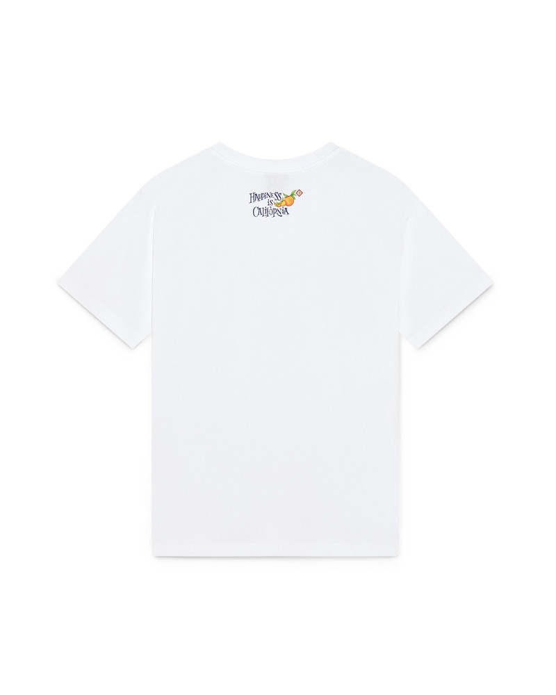 CASABLANCA Los Angeles Store Printed Logo Short Sleeve T-shirt outlook