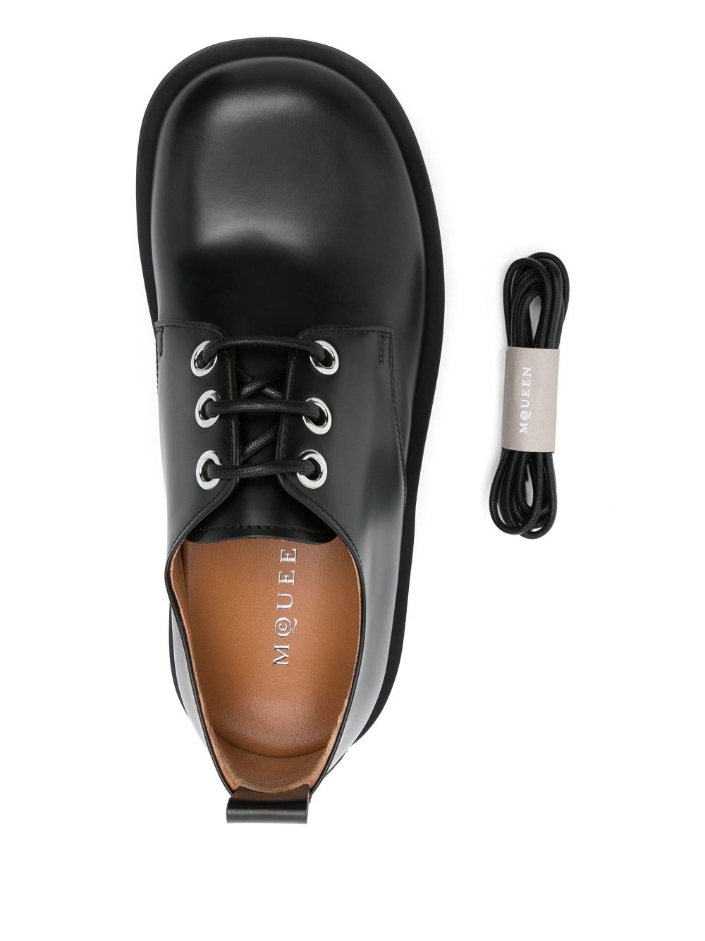 skull-embossed Derby shoes - 4