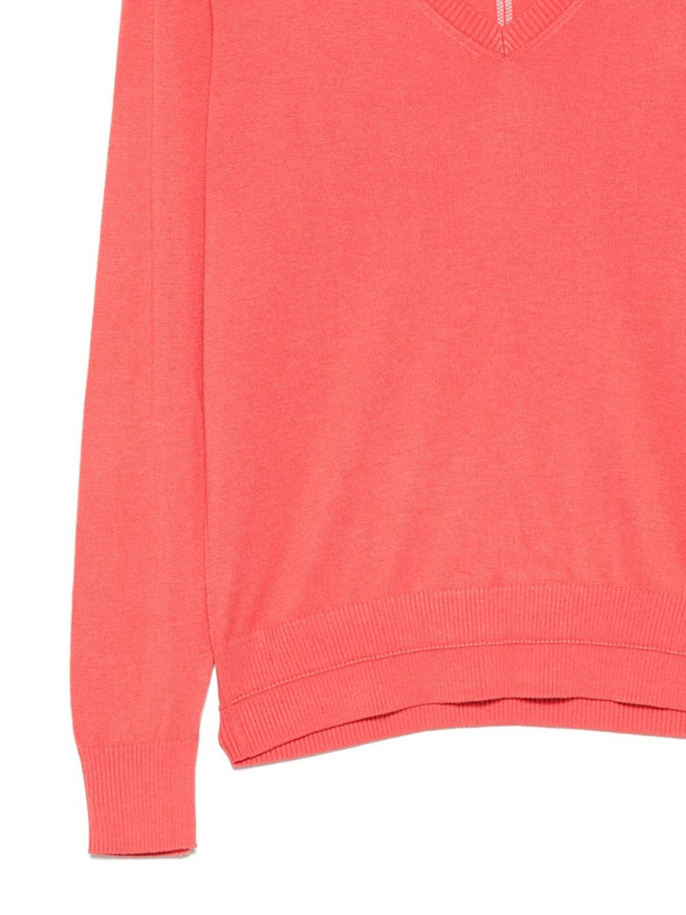 v-neck sweater - 3