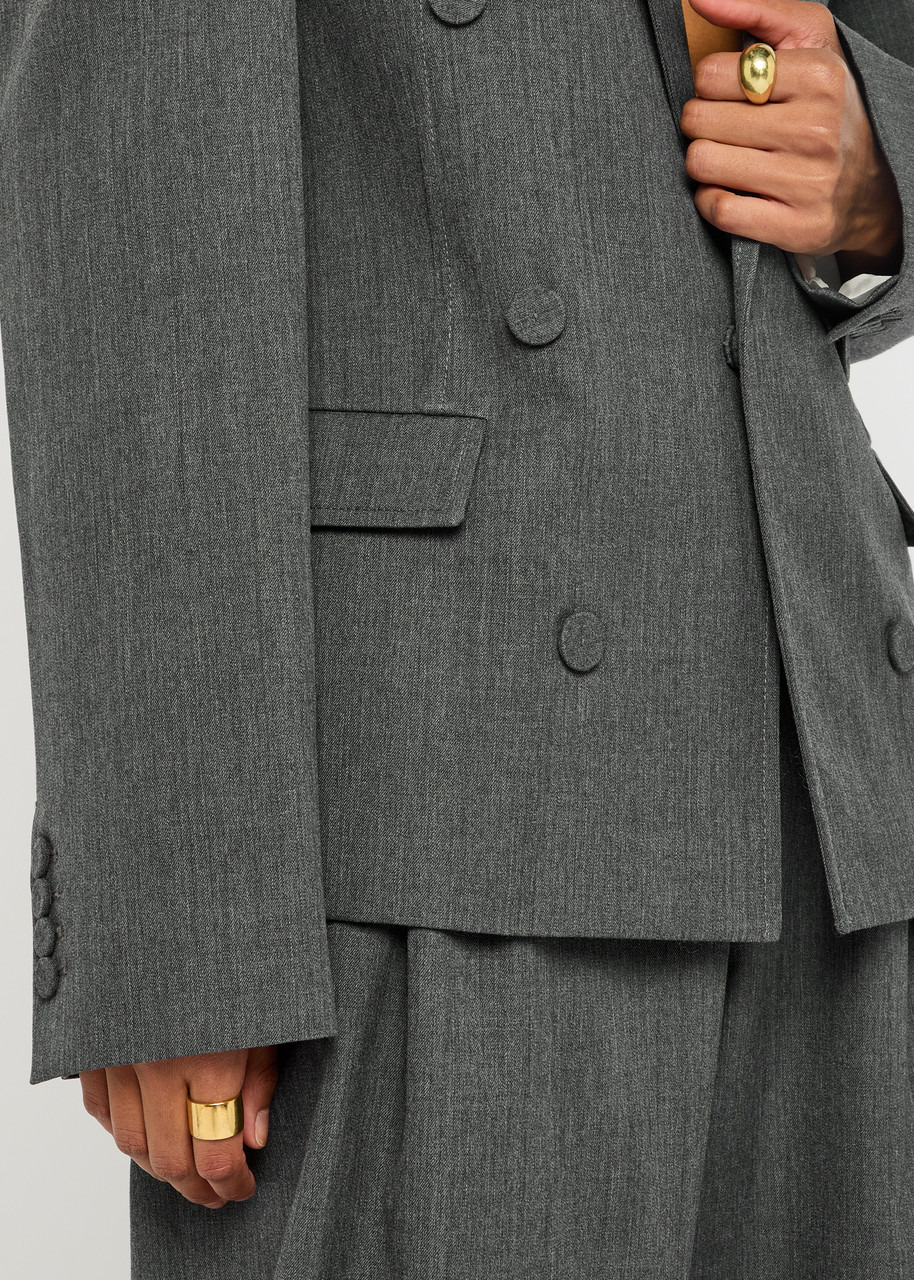 JW Anderson Double Breasted Tailored Wool Blazer - 5