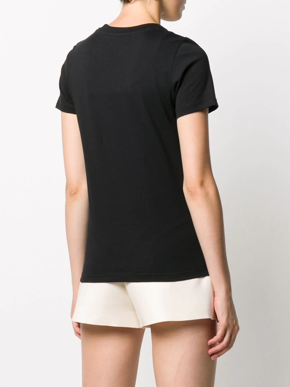 sequin-VLOGO cotton T-shirt - 4