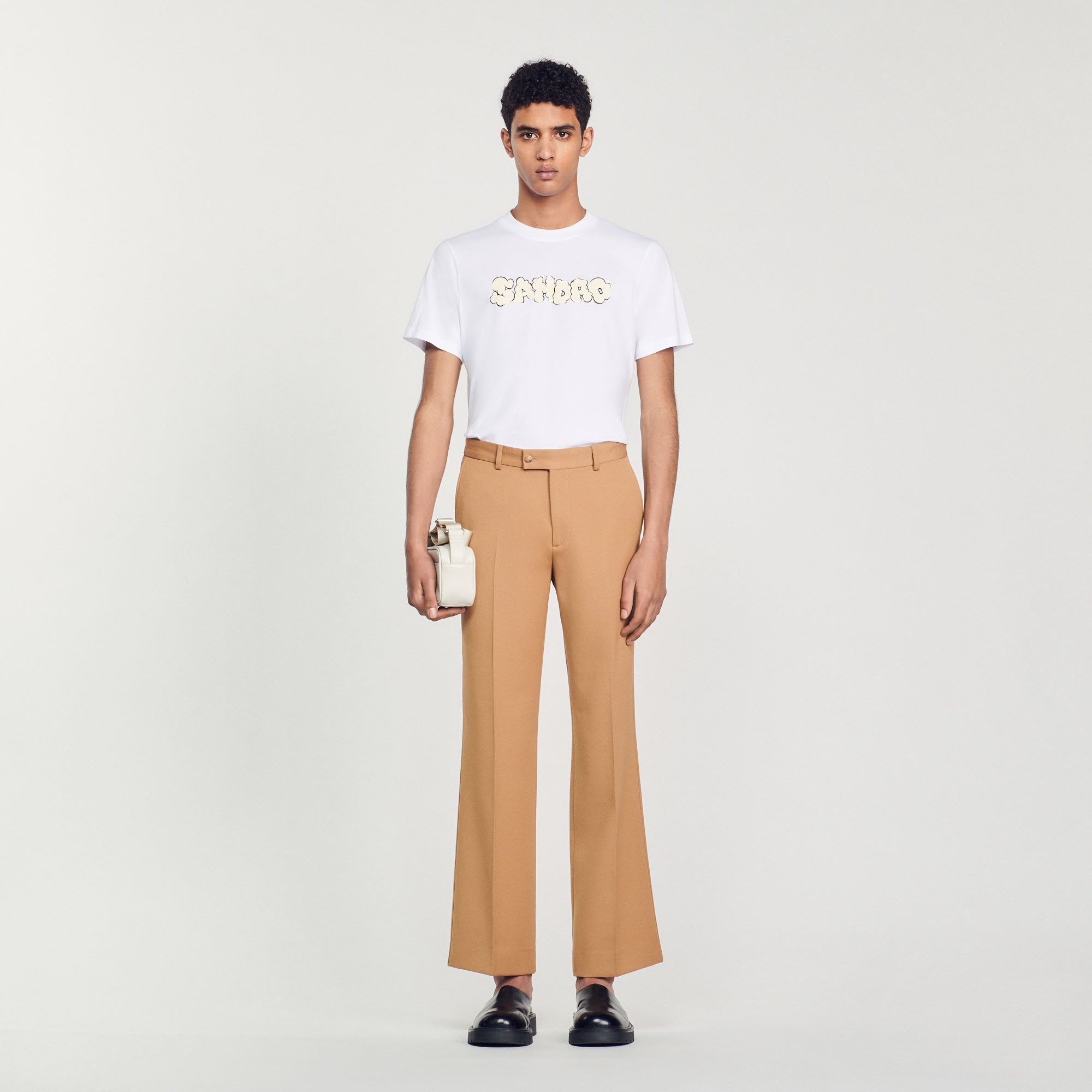 Sandro embroidery T-shirt - 2