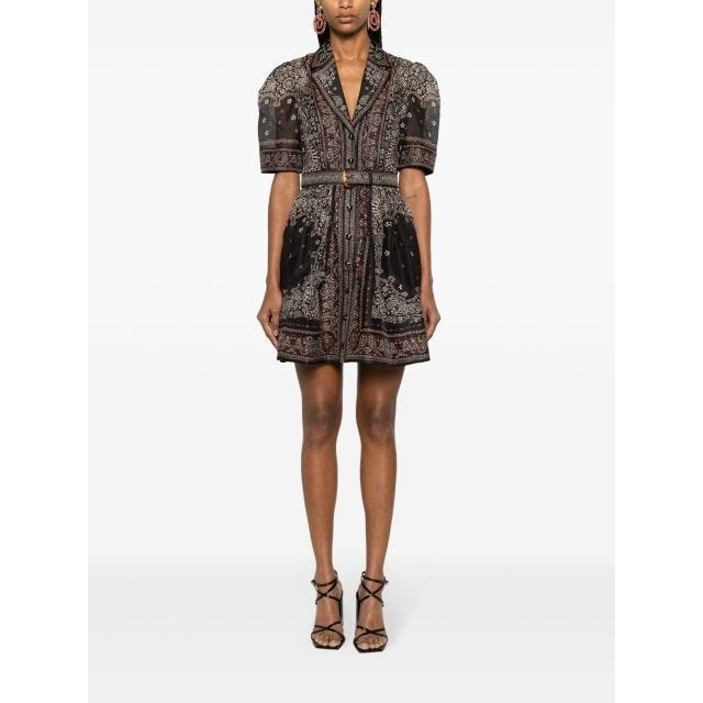 Zimmermann MATCHMAKER MINI SHIRT DRESS | REVERSIBLE