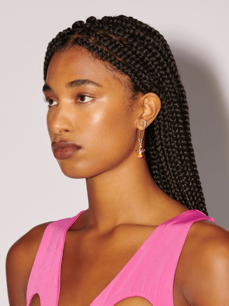 Mushroom Charm Earring 3