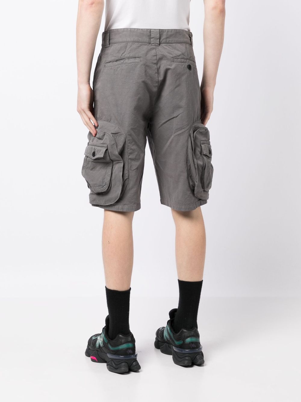 COTTON-BLEND CARGO SHORTS - 2
