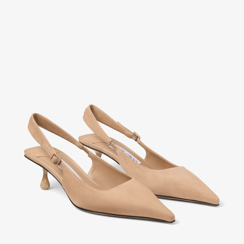 Amel 50 Chai Suede Slingbacks 2
