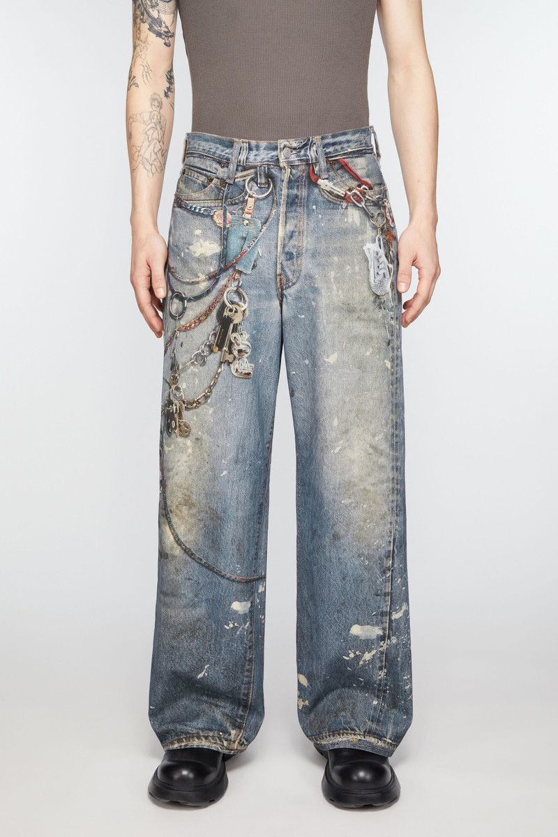 Loose fit trousers - 1981M - Mid Blue 3