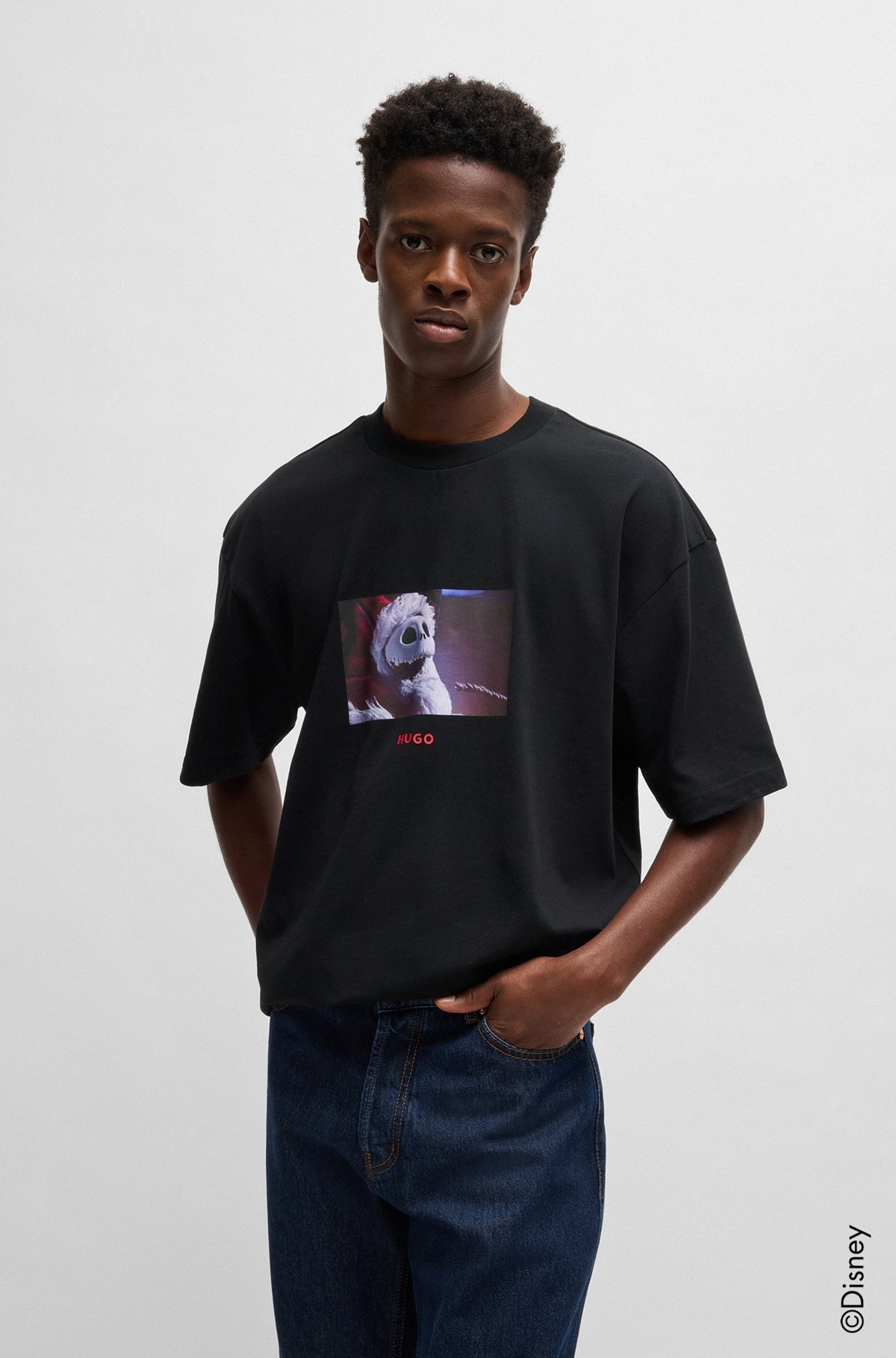 HUGO X DISNEY'S THE NIGHTMARE BEFORE CHRISTMAS OVERSIZE-FIT T-SHIRT - 3