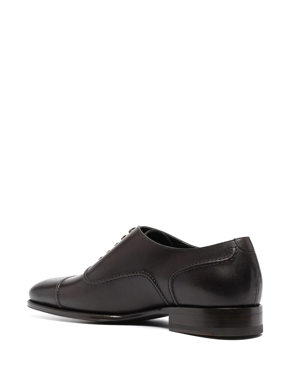 lace-up leather Oxford shoes - 3