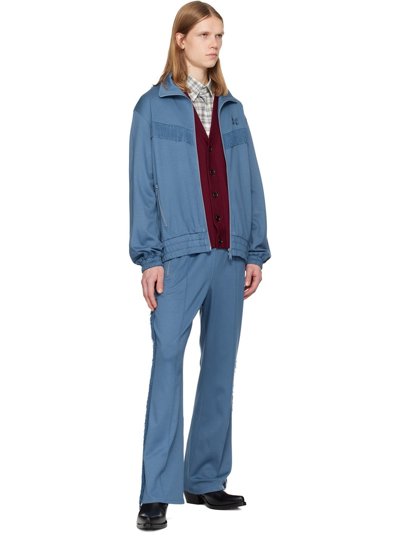 NEEDLES Navy Fringe Track Jacket outlook