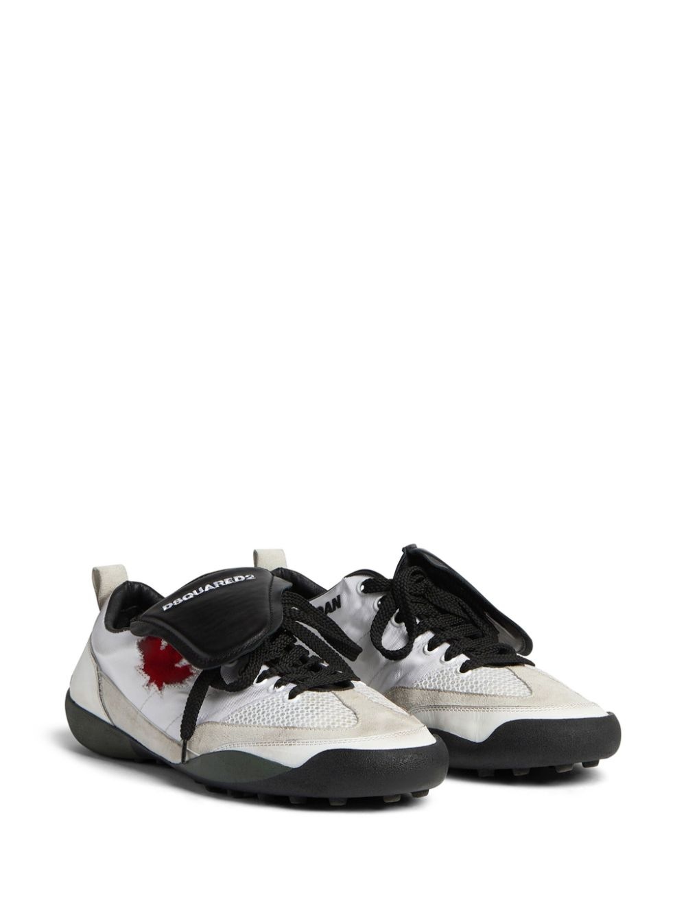 maple-leaf leather sneakers - 2