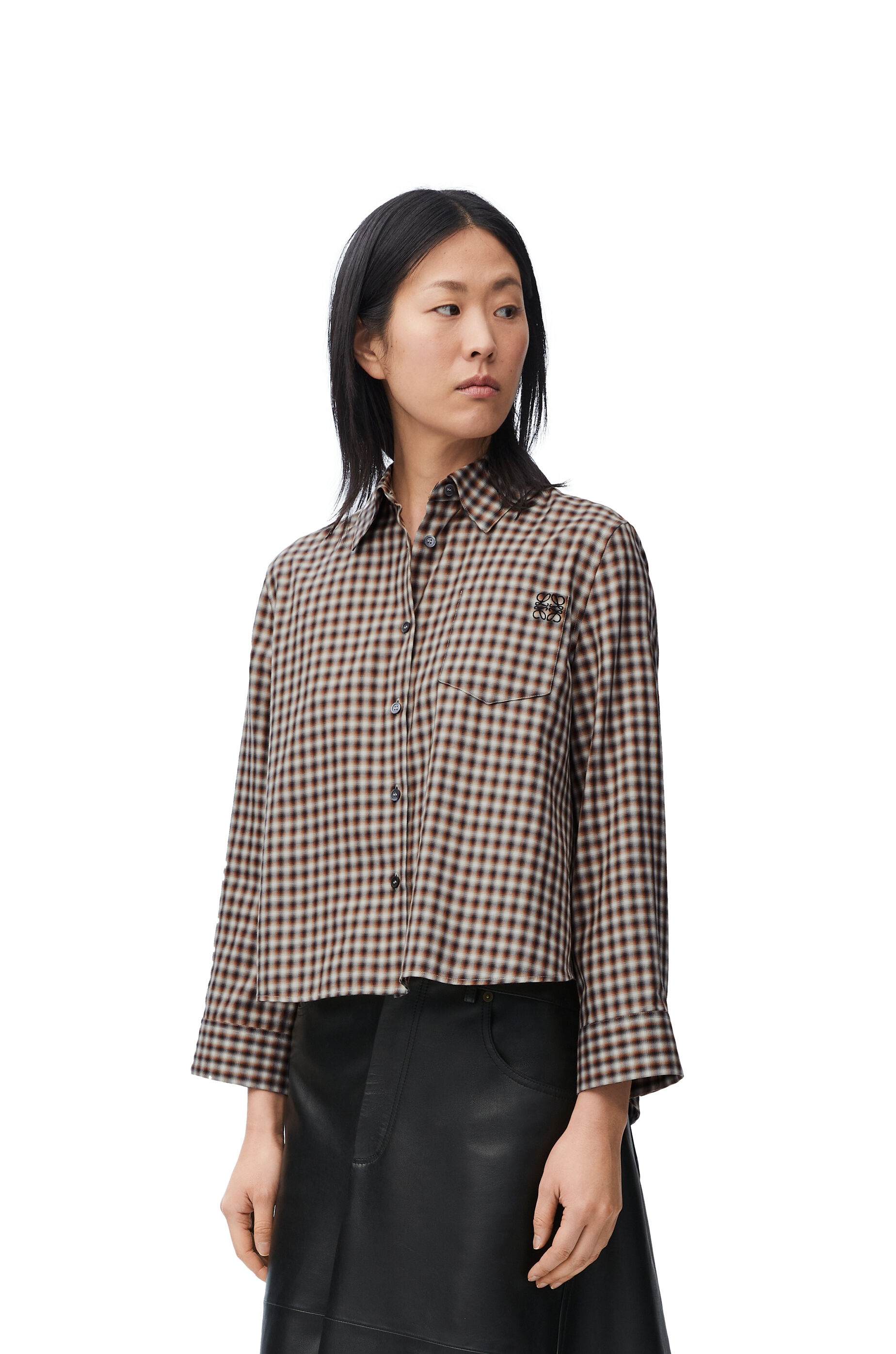 Trapeze shirt in cotton - 3