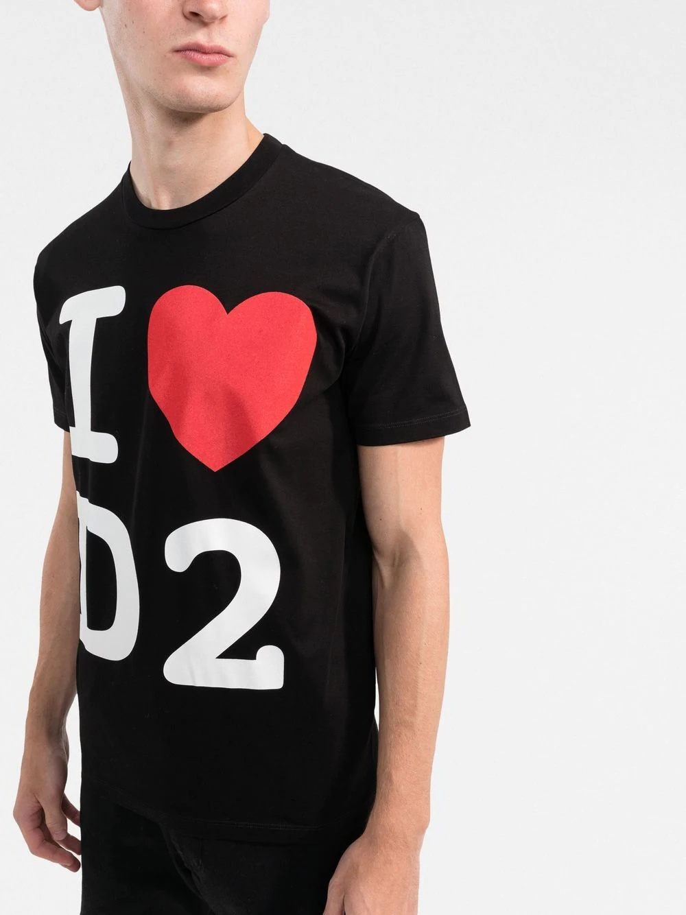 'I Love D2' Cool graphic-print T-shirt - 3