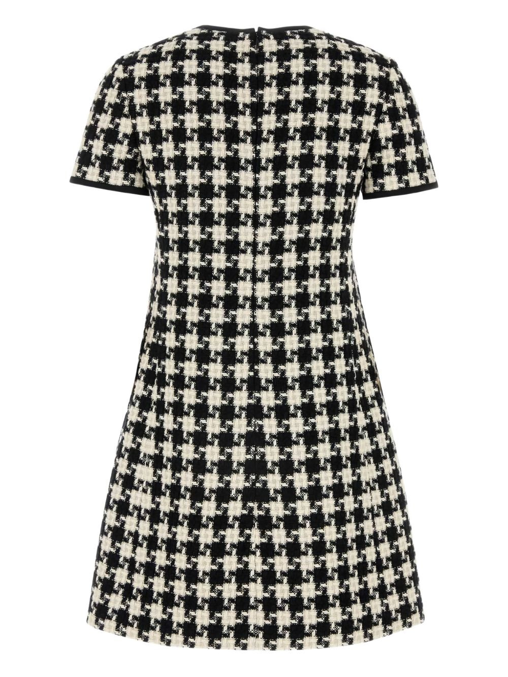 geometric-pattern mini dress - 2