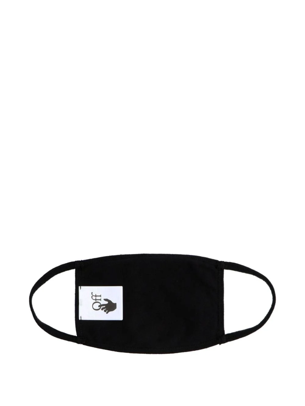 diagonal-striped cotton mask - 1