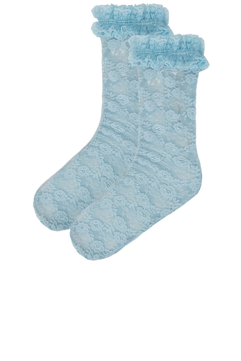 self-portrait x Christopher Kane Lace Socks outlook