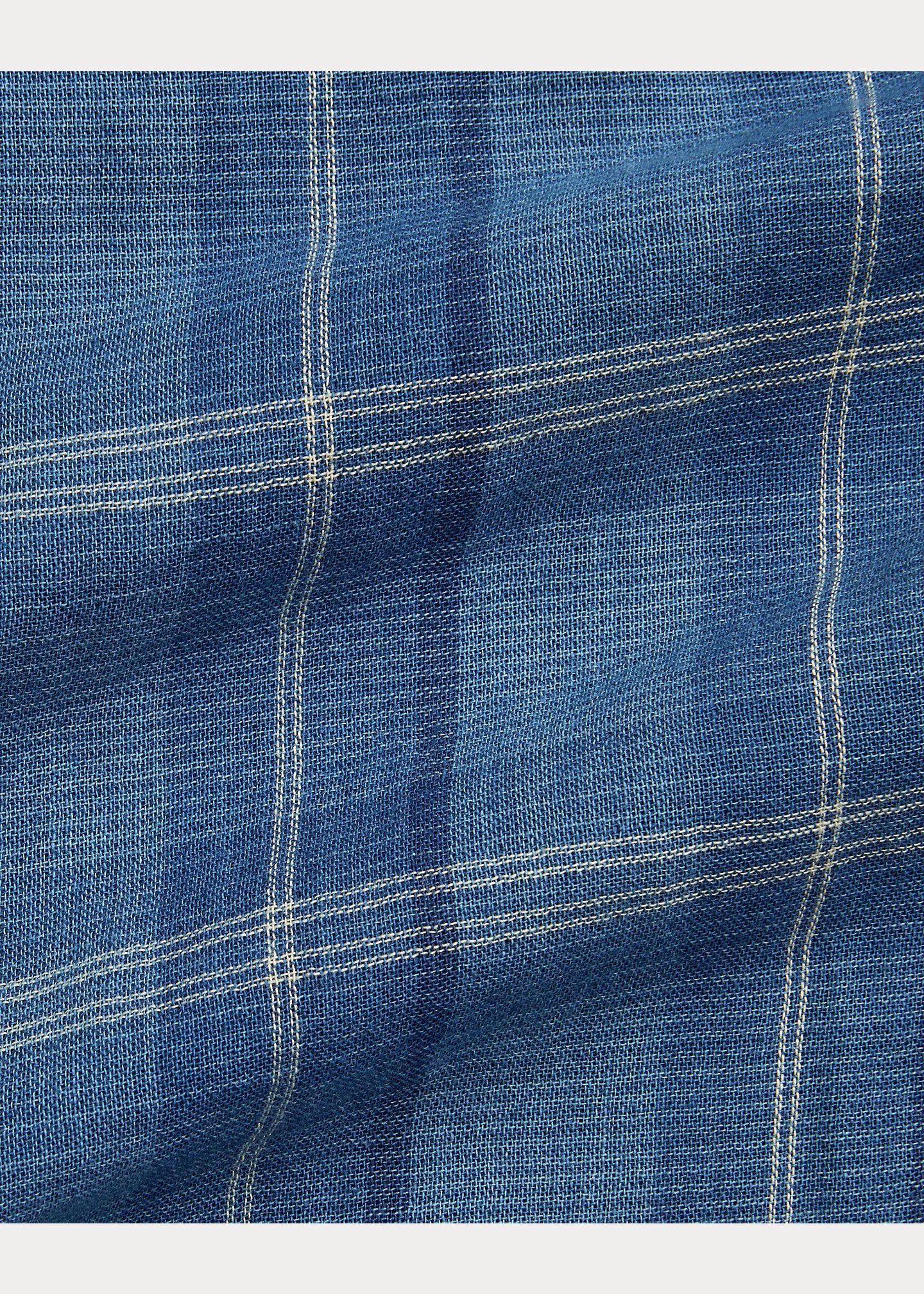 Indigo Plaid Double-Faced Workshirt - 6