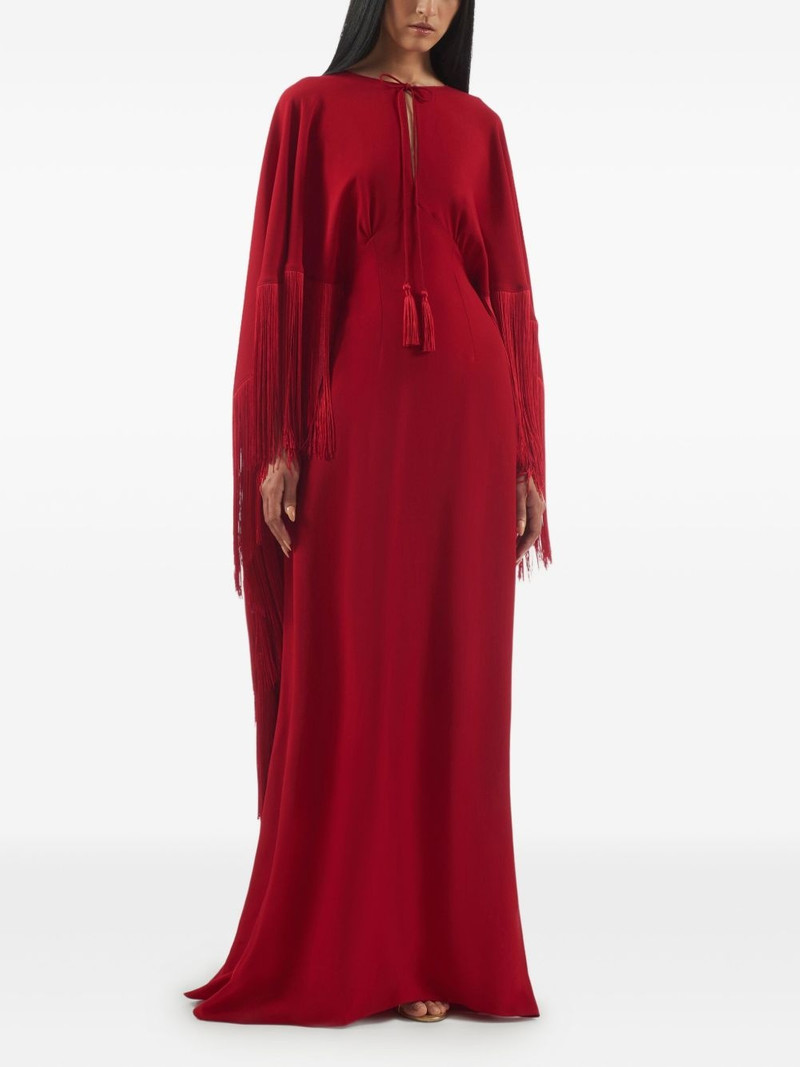 Taller Marmo 1974 fringe cape dress outlook