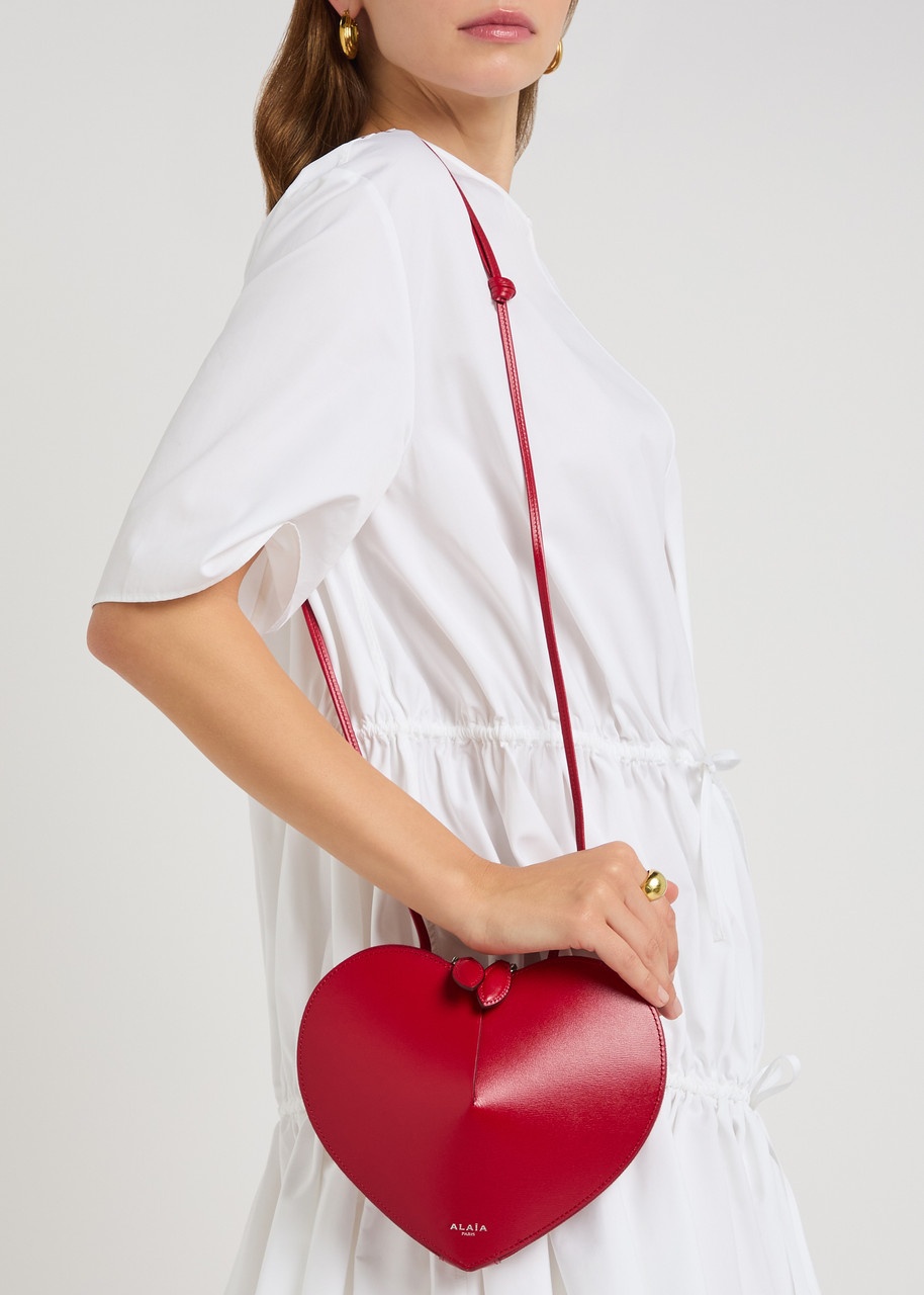 Alaïa Le Coeur Leather Cross-body bag - 5