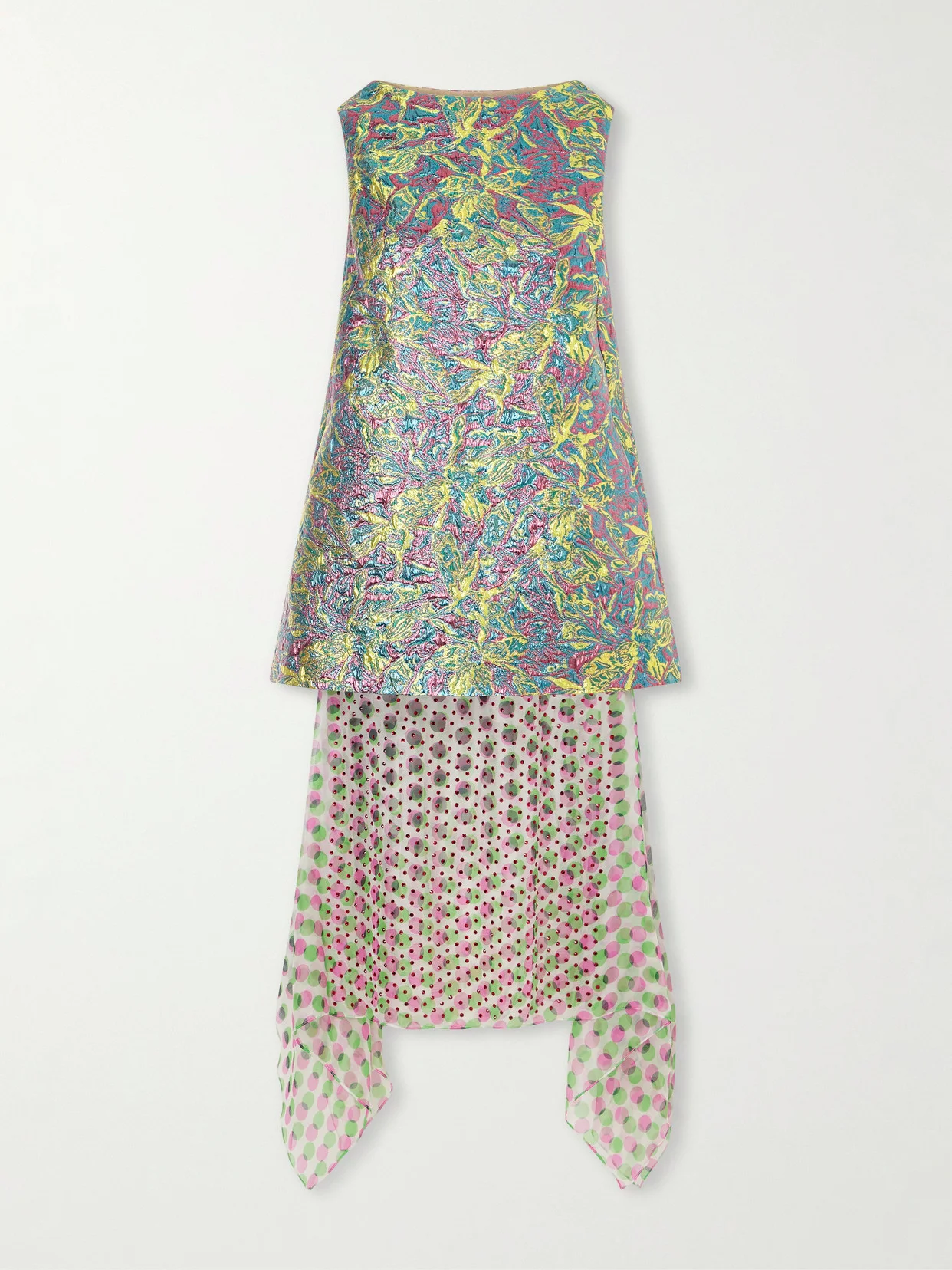 Chiffon Midi Dress - 1