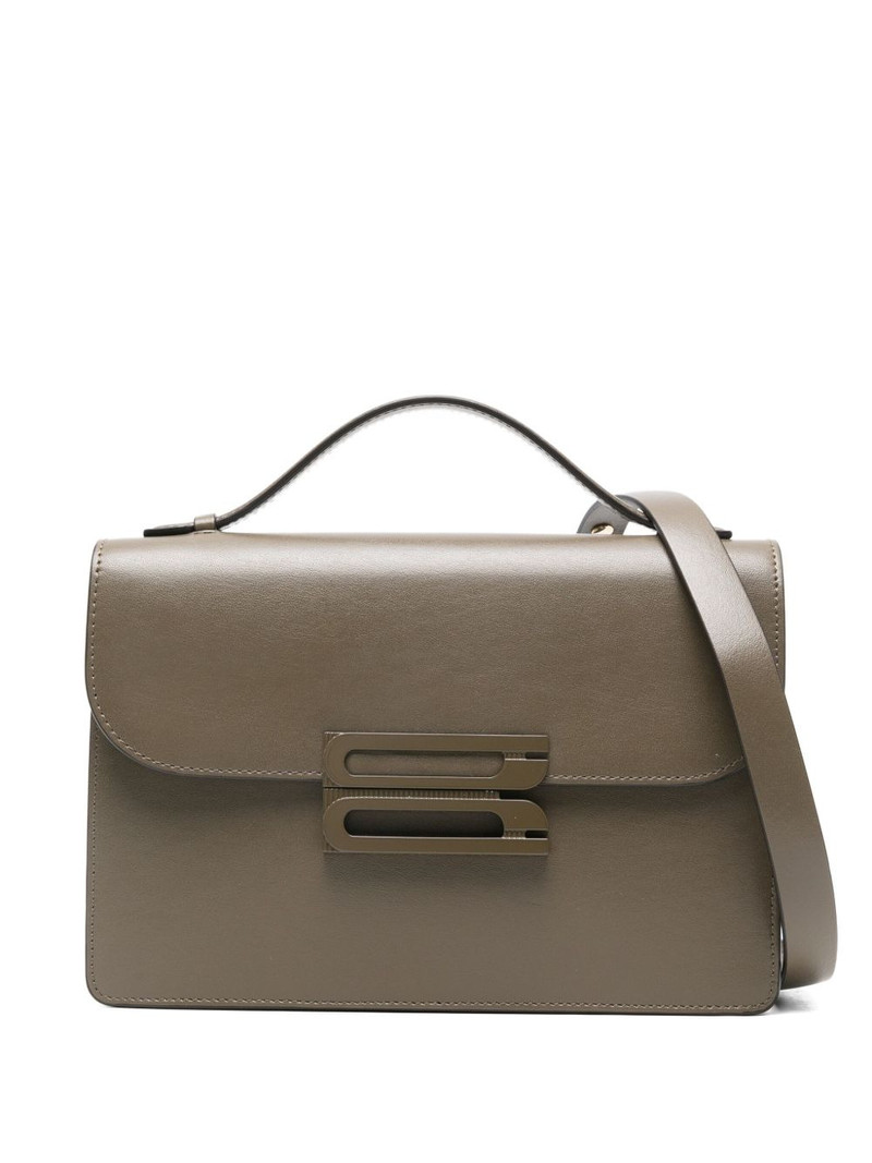 top-handle leather shoulder bag 1