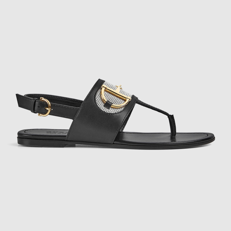 Women's thong sandal with Horsebit - 1