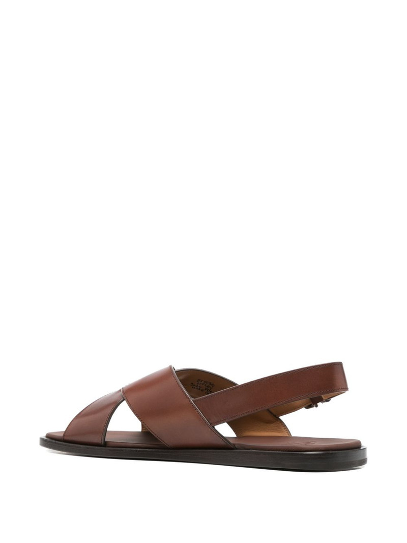 crossover-strap buckle-fastening sandals 3