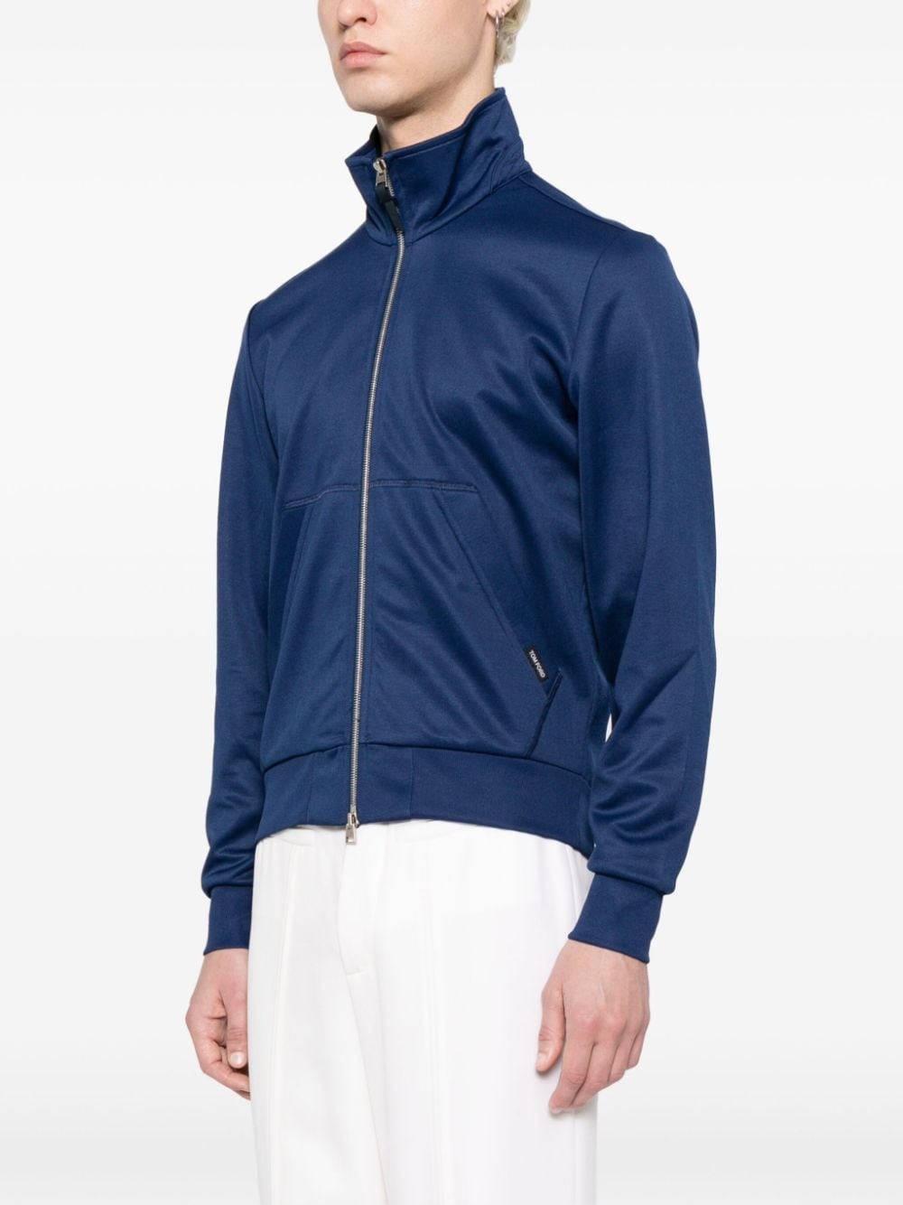 high-neck track jacket - 3