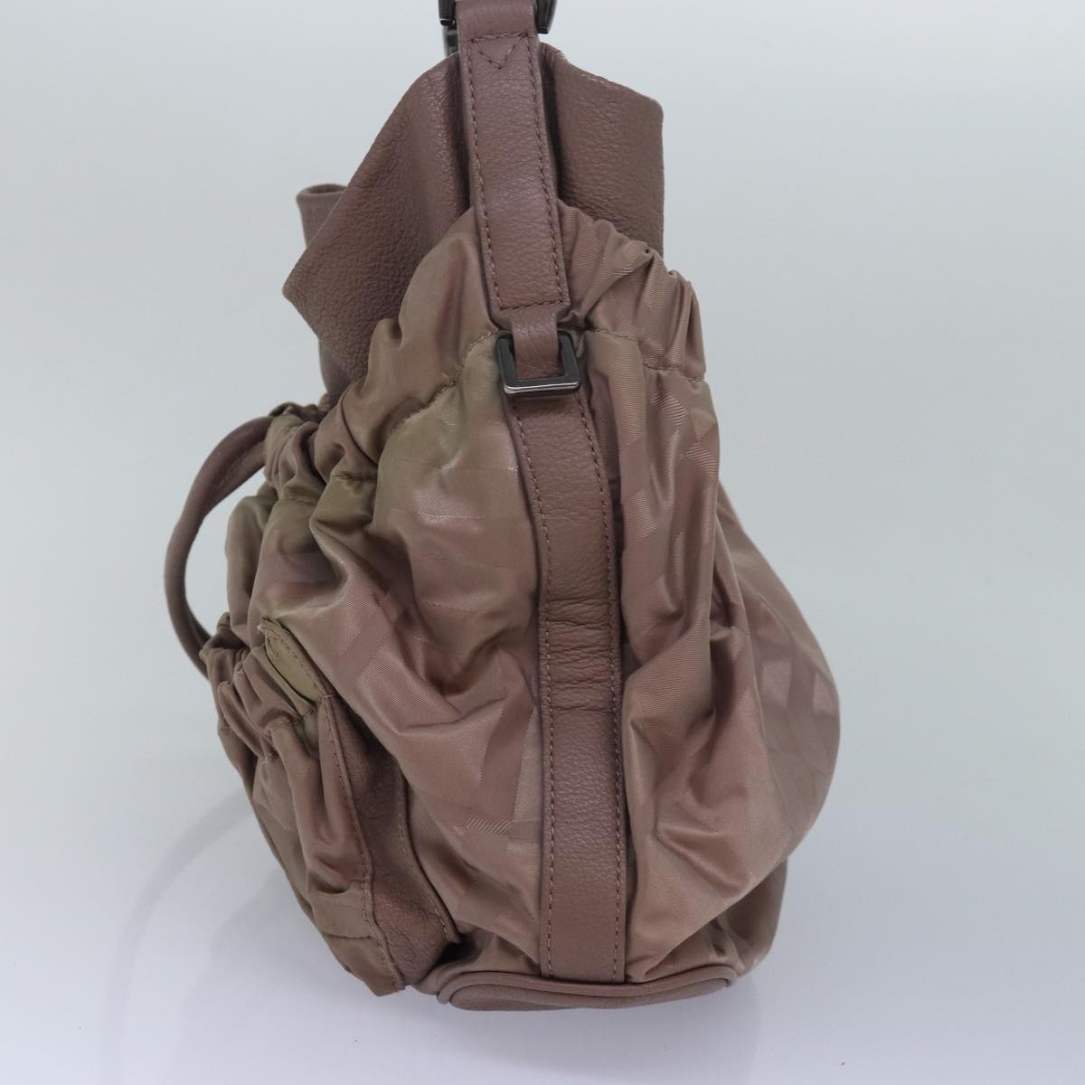 Burberry Nova Check Shoulder Bag Leather Beige - 4