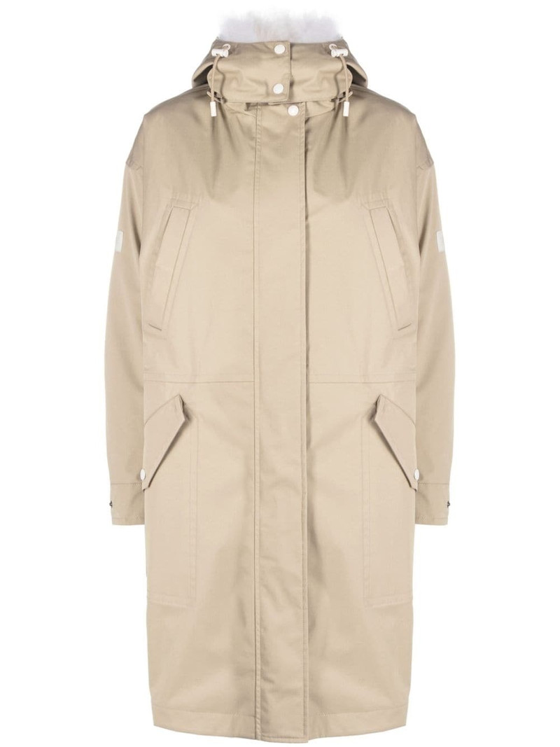 hooded midi parka 1