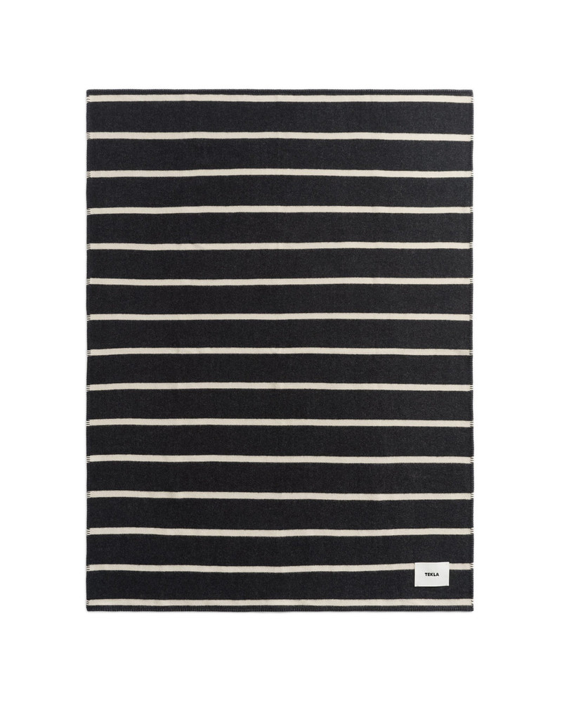 TEKLA Tekla Lambswool Blanket Starling Stripes outlook