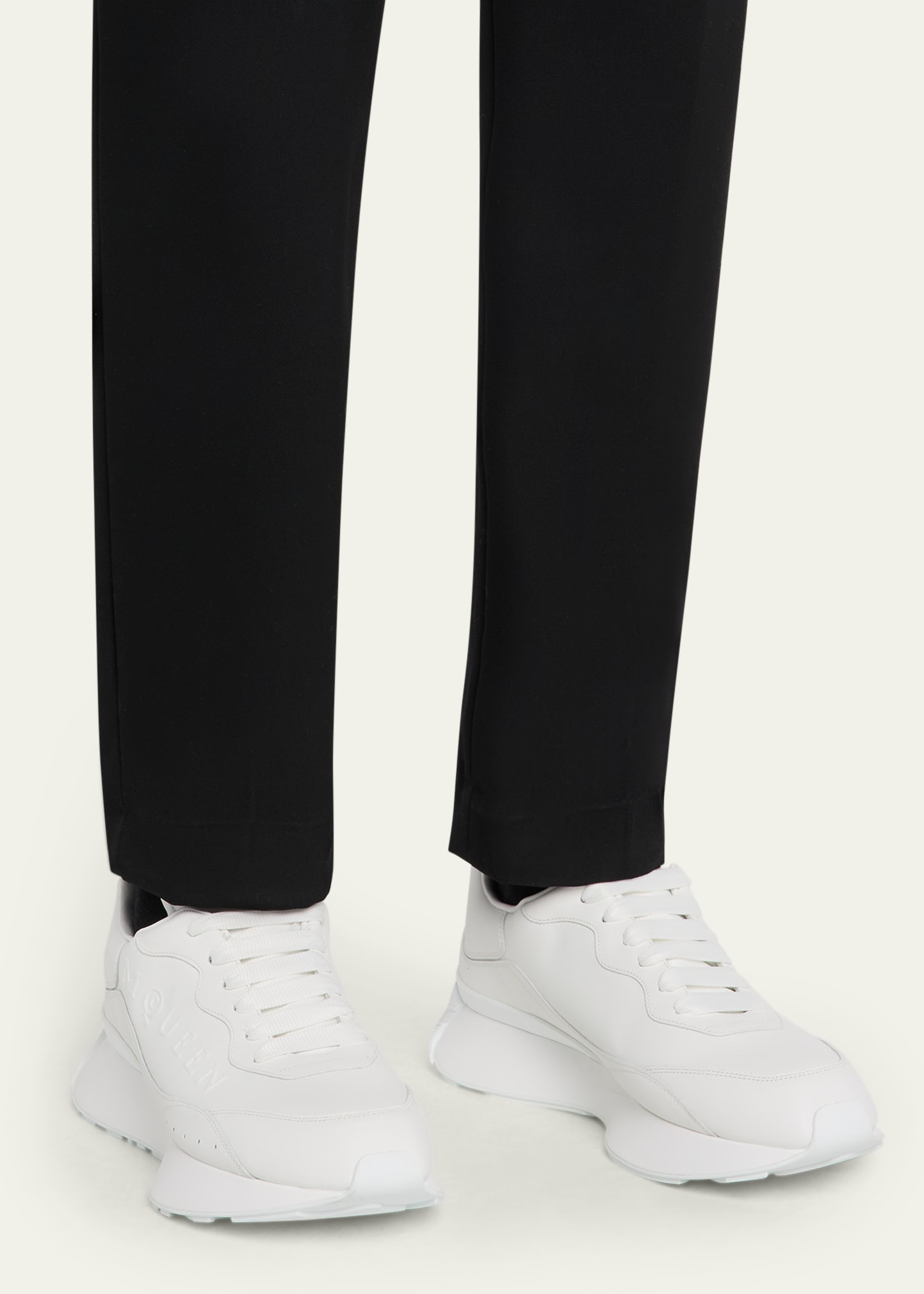 Men's Sprint Leather Runner Sneakers - 2