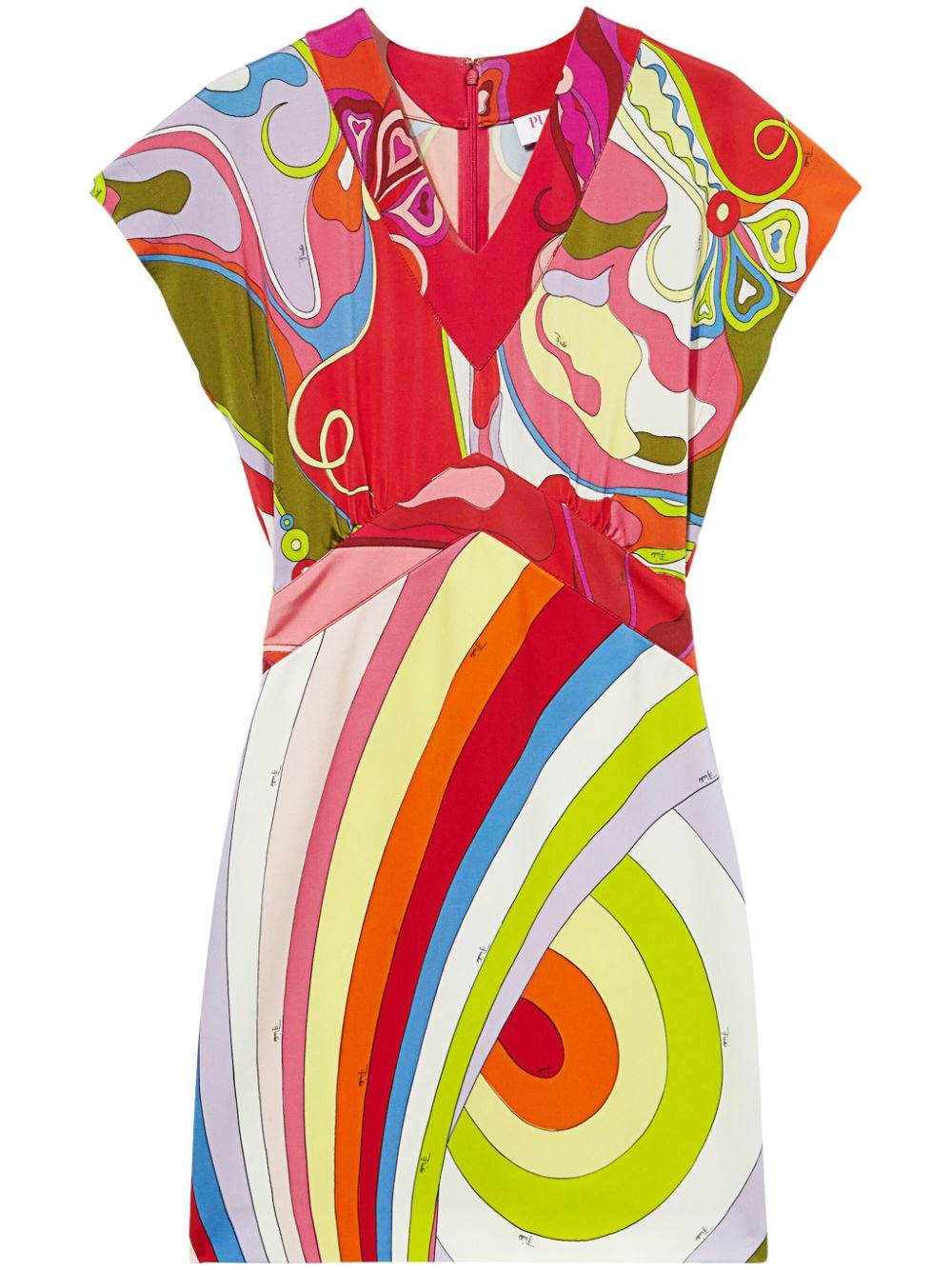 iride-print dress - 1