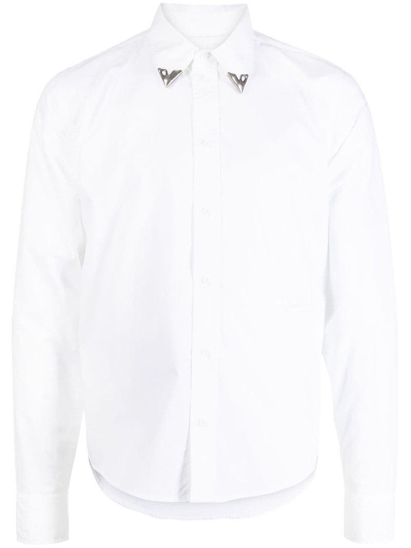 straight-point collar shirt 1