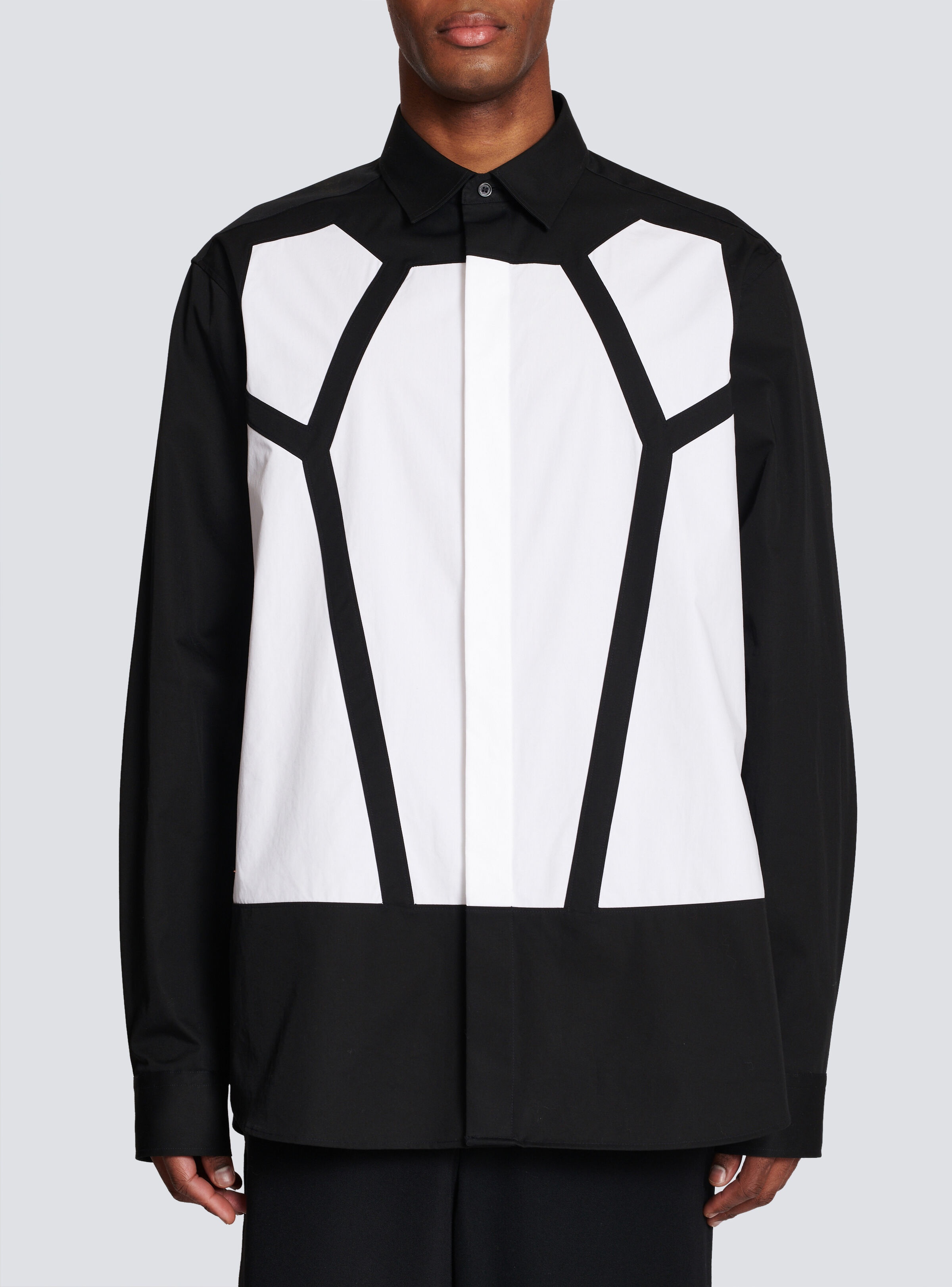 Cotton shirt with inserts - 5