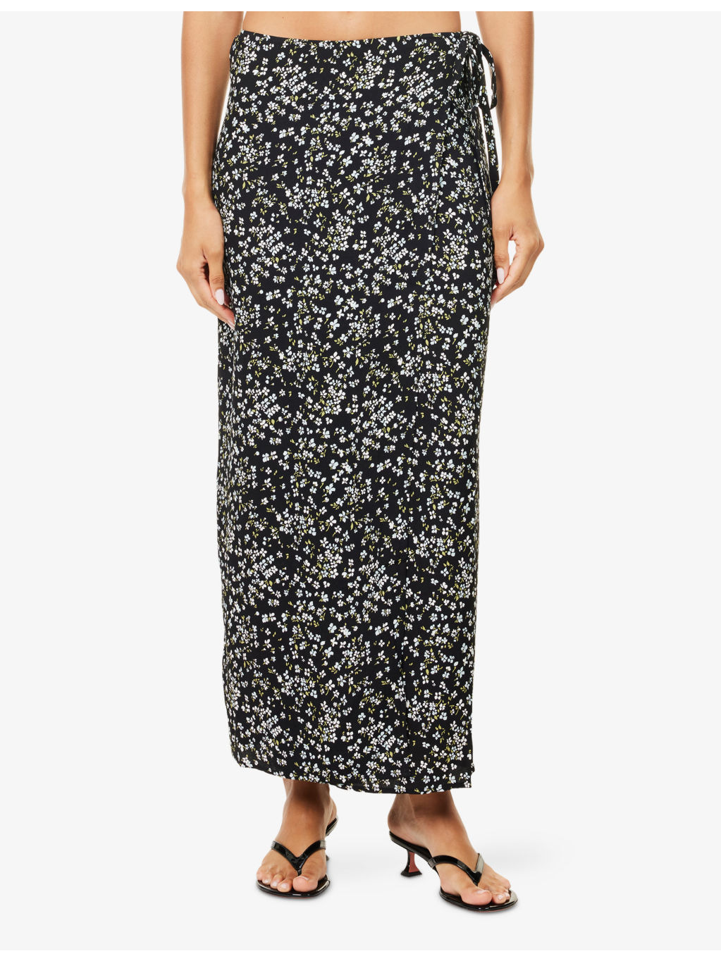 Opal Low-Waist Woven Maxi Skirt - 3