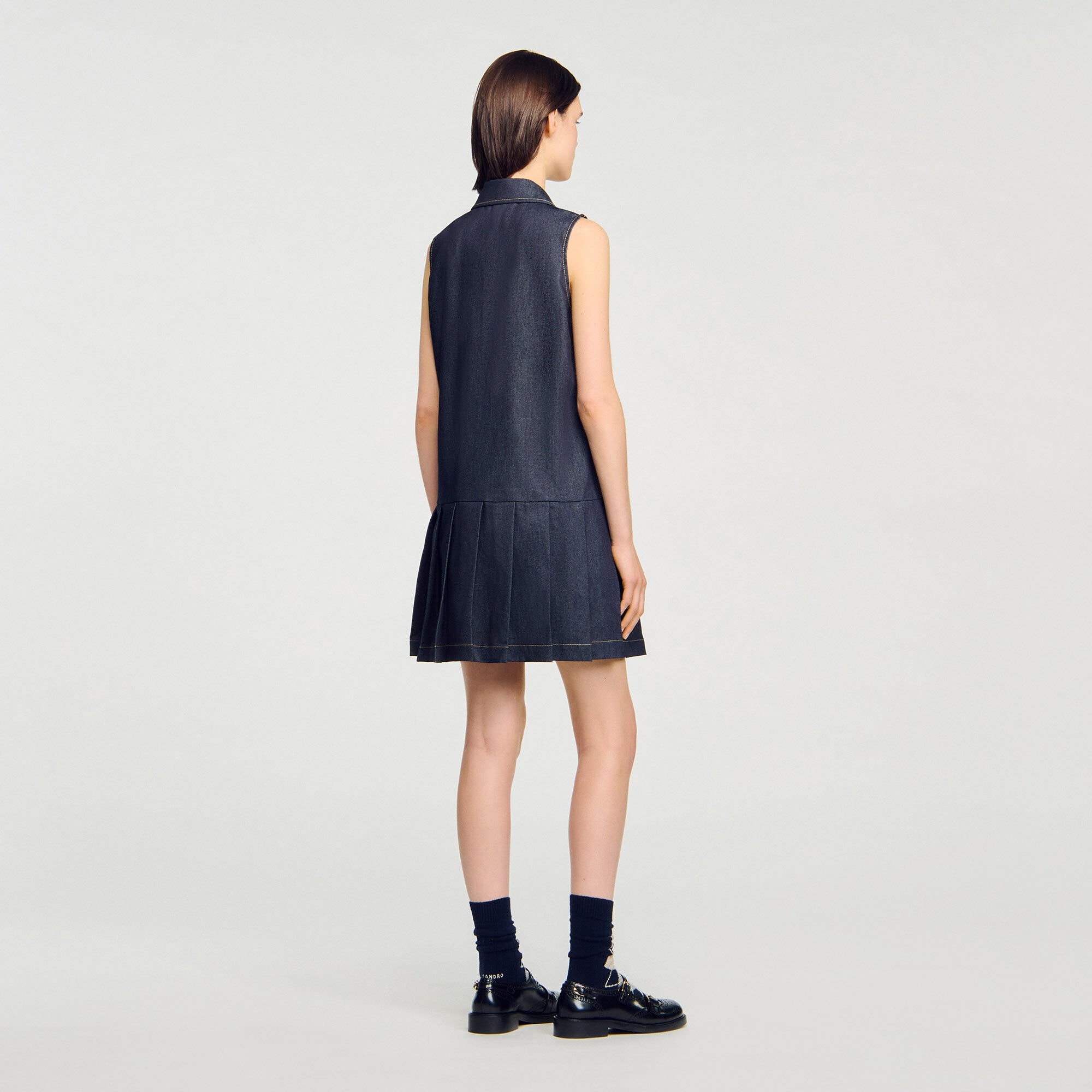 MINI DENIM DRESS - 5