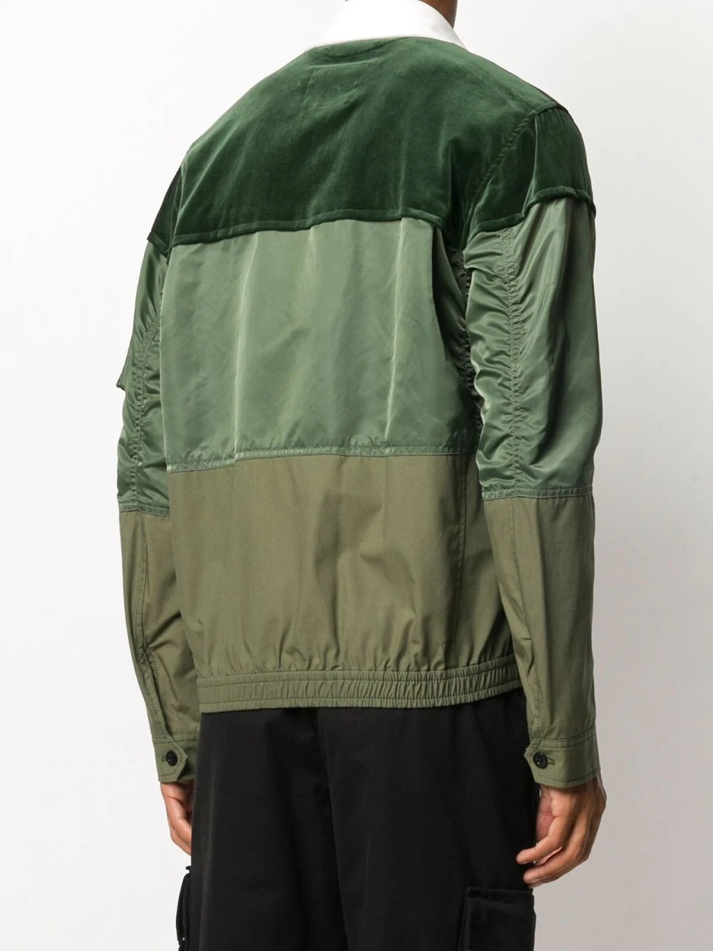 contrast panel technical jacket - 4