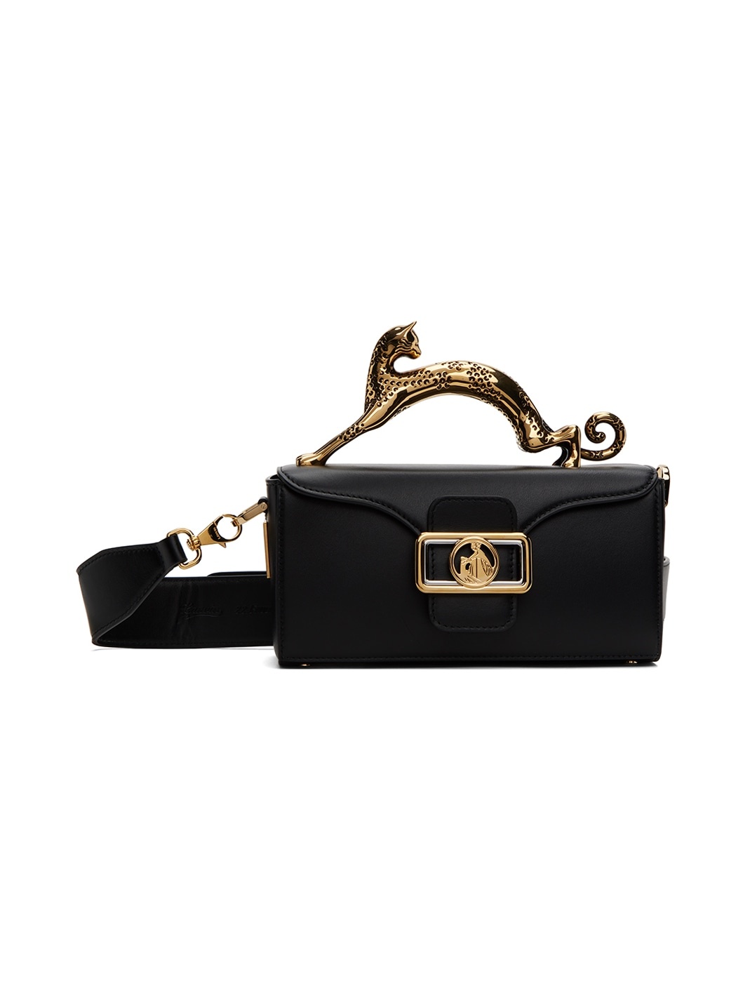 Lanvin Black Nano Pencil Cat Bag