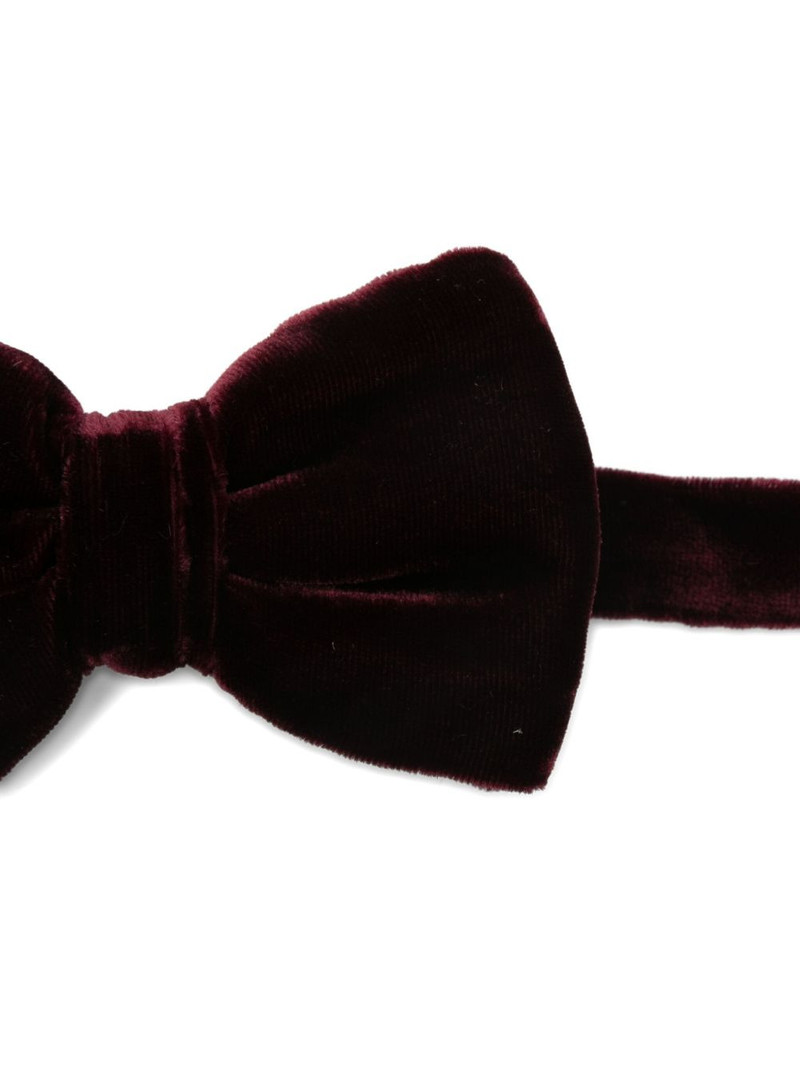 EMPORIO ARMANI velvet bow tie outlook