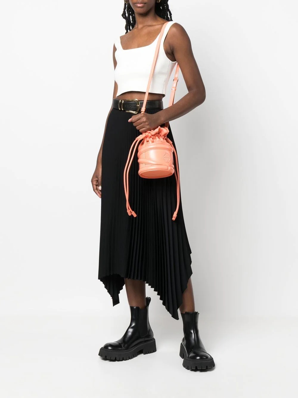 soft curve bucket bag - 2