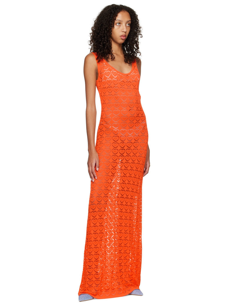 MARCO RAMBALDI SSENSE Exclusive Orange Long Dress outlook
