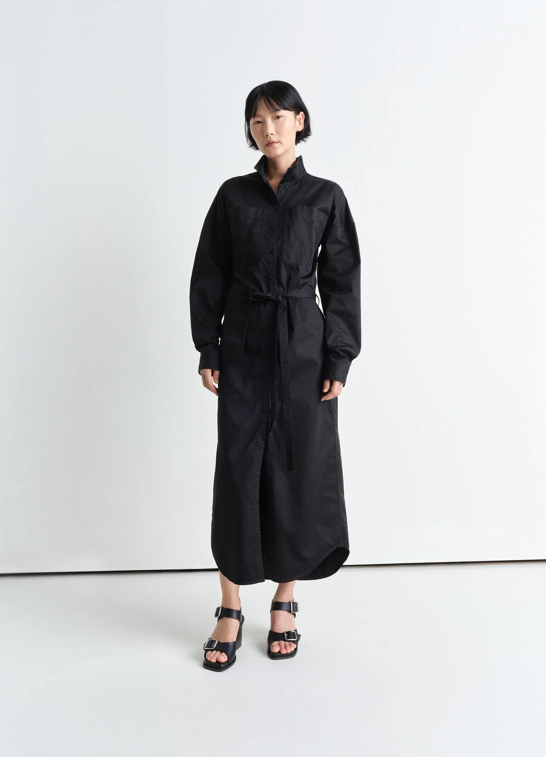Lemaire LONG SHIRT DRESS | REVERSIBLE