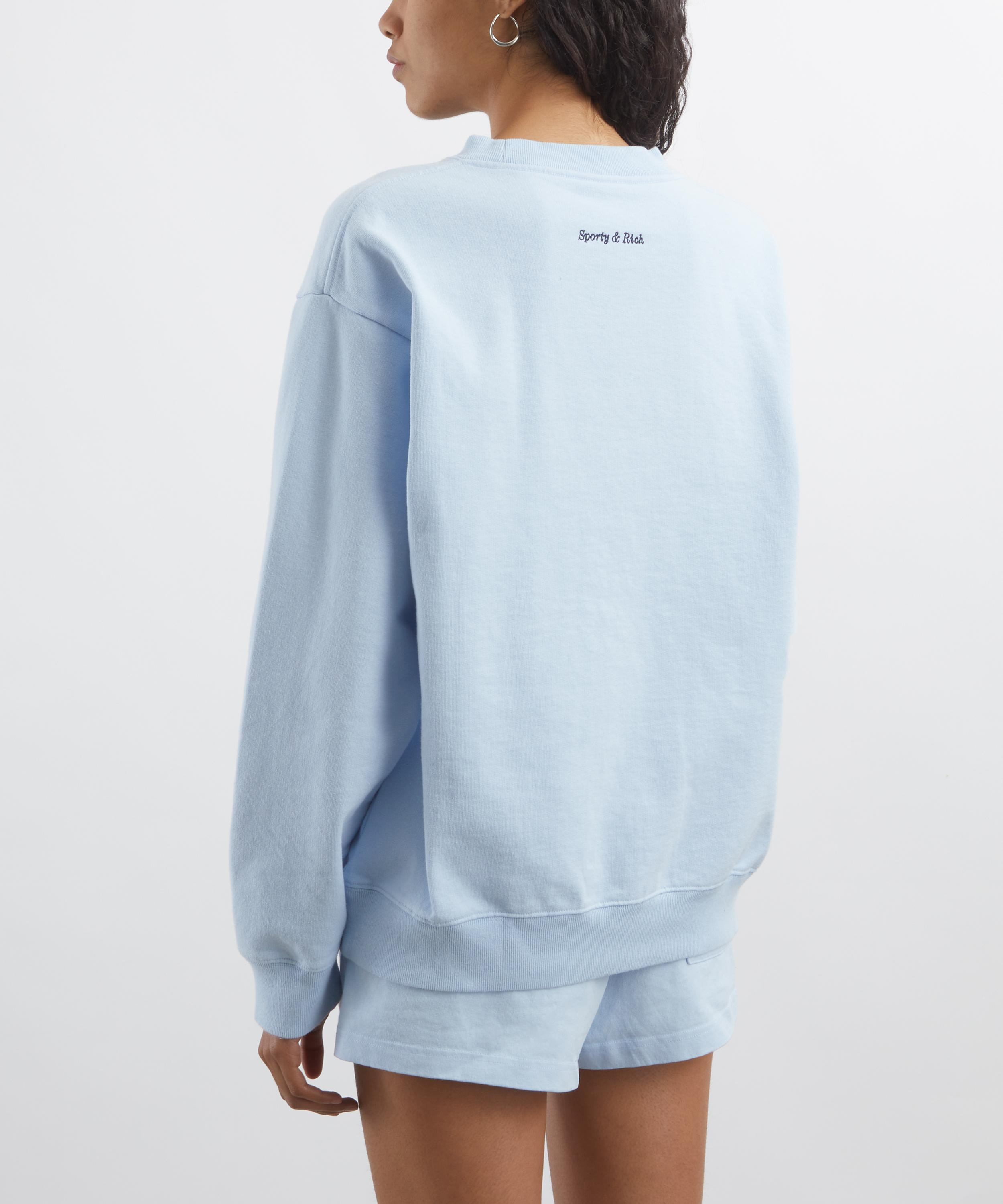 Ciel-Navy Eden Crest Crew-Neck Sweatshirt - 4