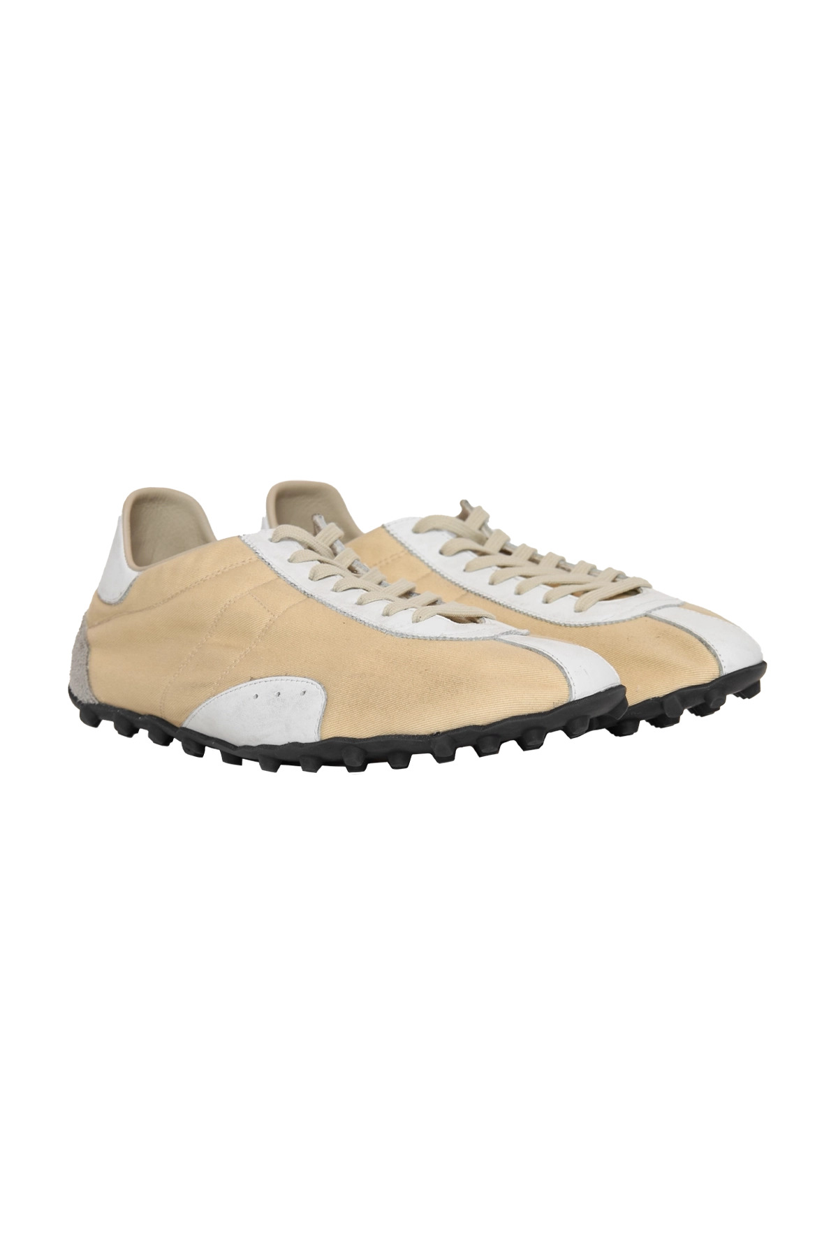 Maison Margiela Sprinters Low Top Sneakers - Womens Beige - 2