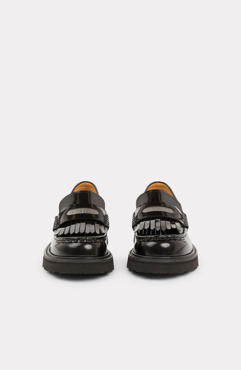 KENZO KENZOSMILE leather loafers Men outlook