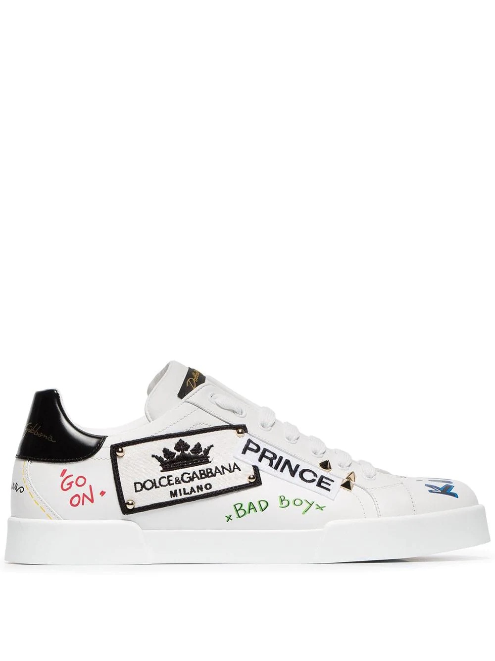 Prince graffiti print sneakers - 1