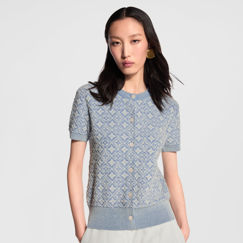Monogram Toweling Cardigan 4