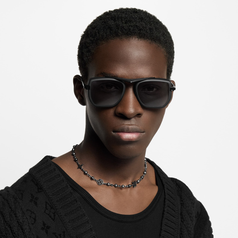 LV Flight Metal Square Sunglasses 4