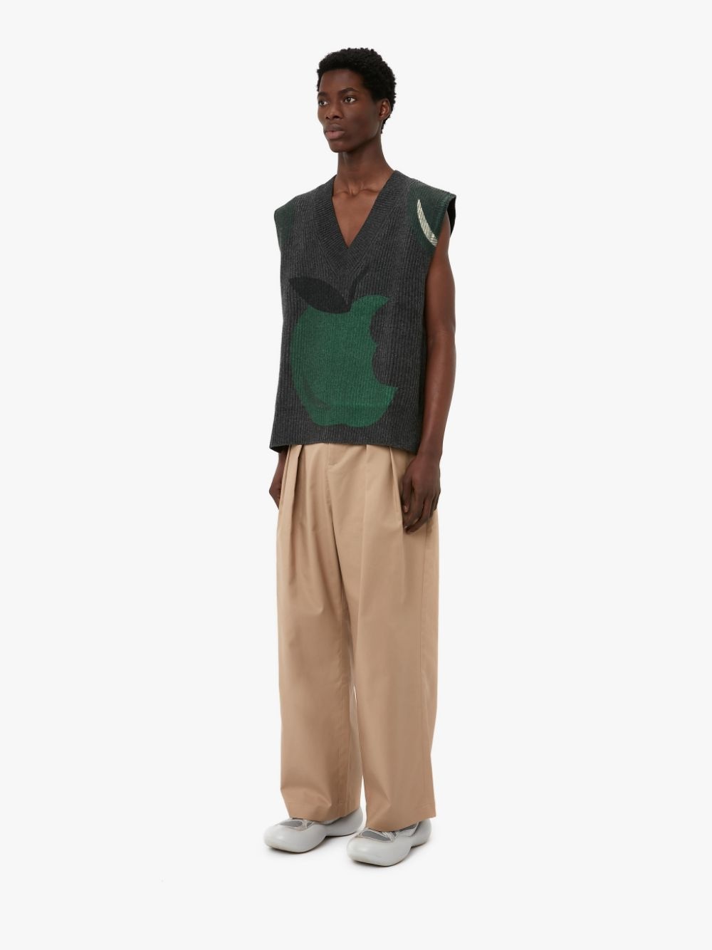 APPLE V-NECK VEST - 4